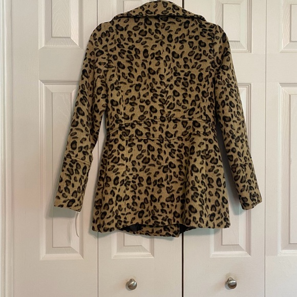 πNWT! Jou Jou Leopard Print Lightweight Coat - Picture 2 of 4